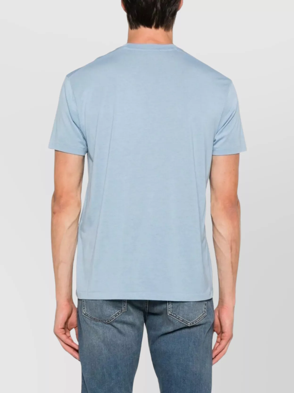 Tom Ford Crew Neck Lyocell Cotton Ss Vest