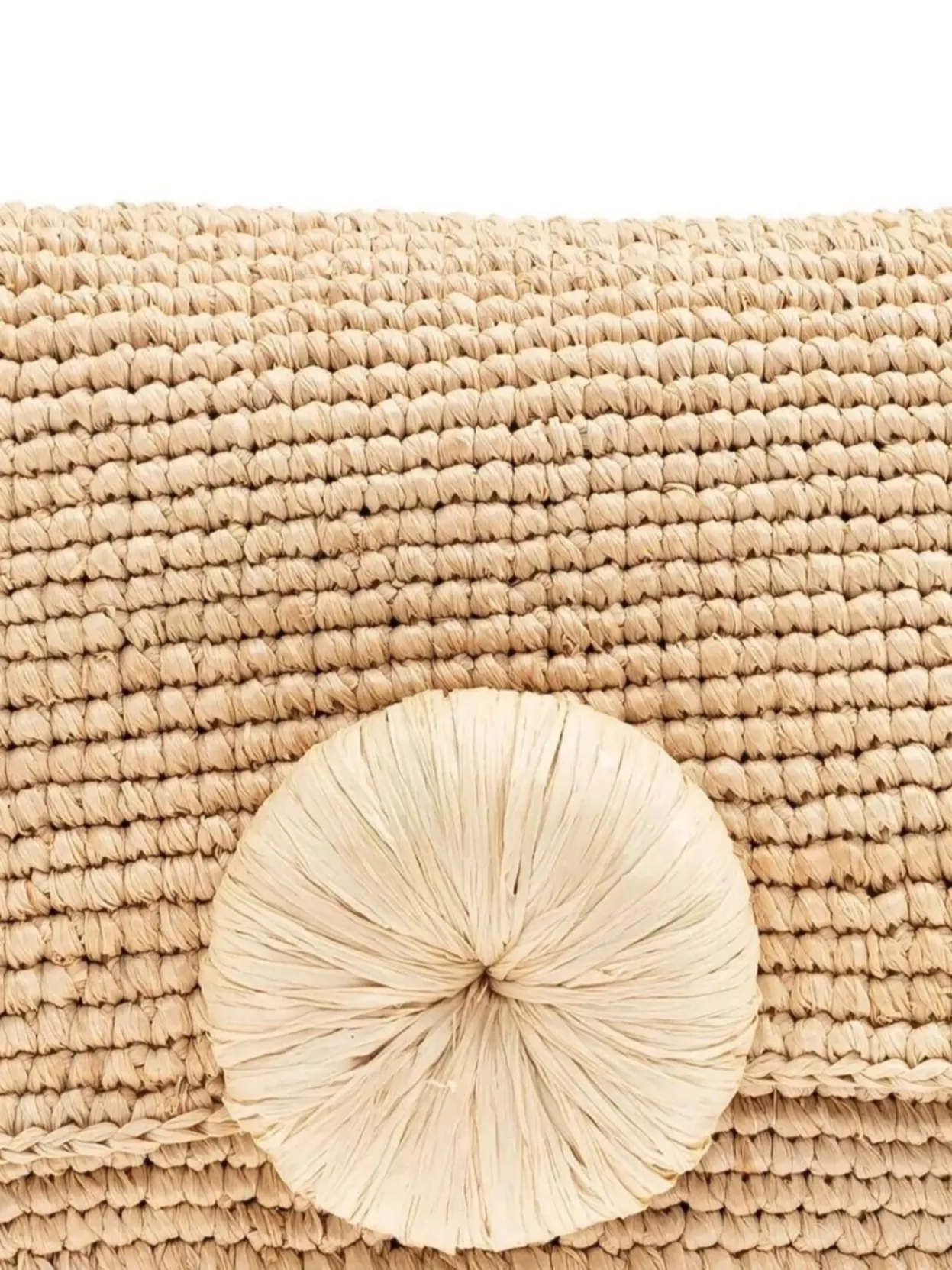 By Malene Birger Circular Handle Woven Texture Bag