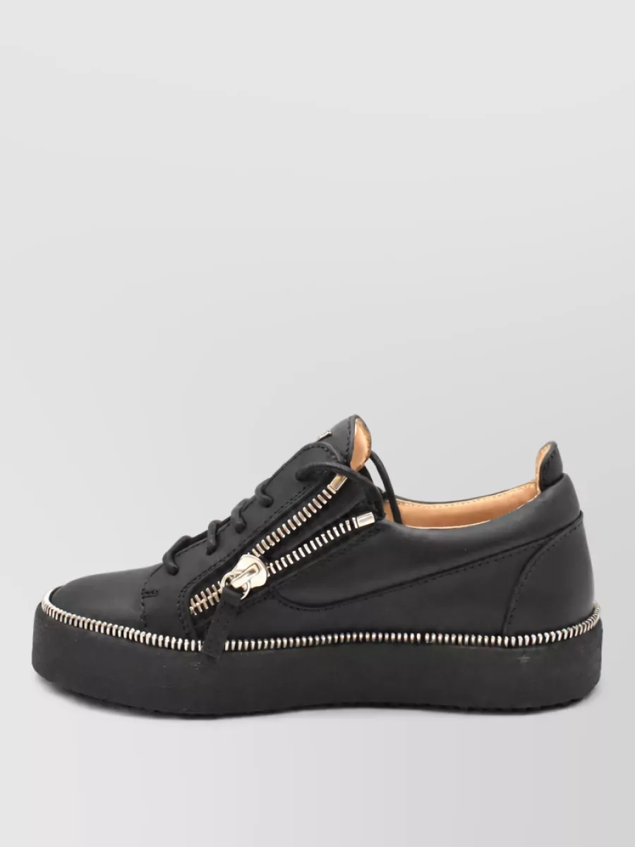 Giuseppe Zanotti Low Top Sneakers Rubber Sole Design