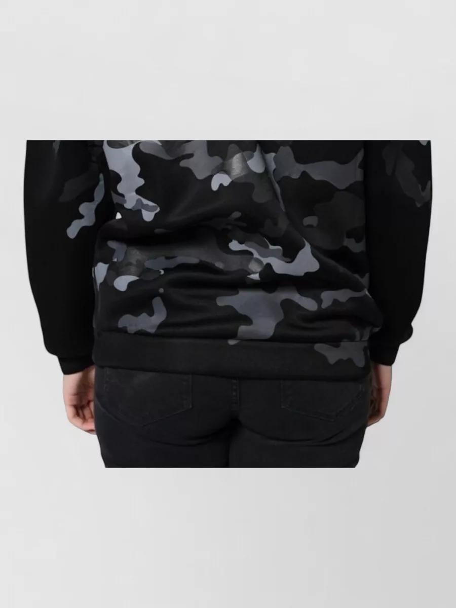 Dolce&Gabbana Camouflage Logo-Embroidered Sweatshirt