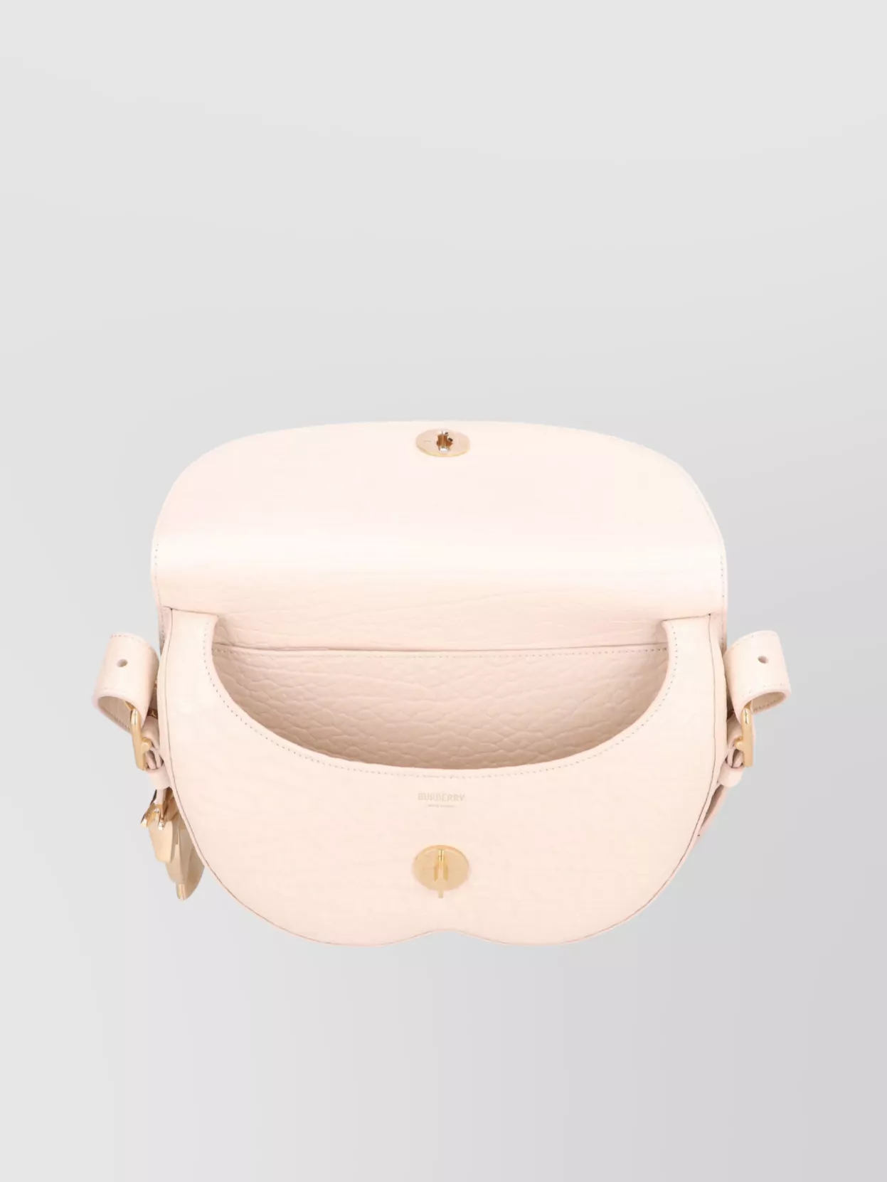 Burberry Adjustable Strap Calfskin Crossbody Bag