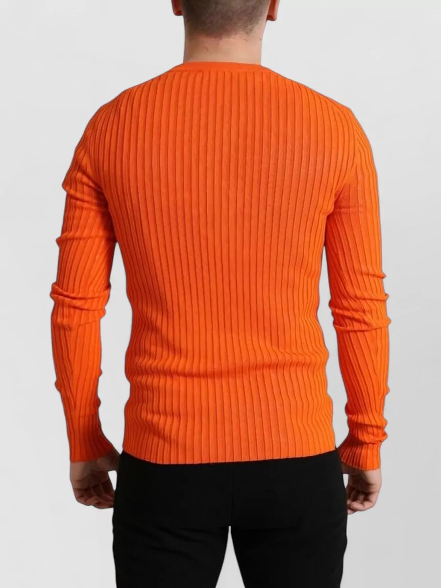 Dolce&Gabbana Fine-Knit Crew-Neck Sweater