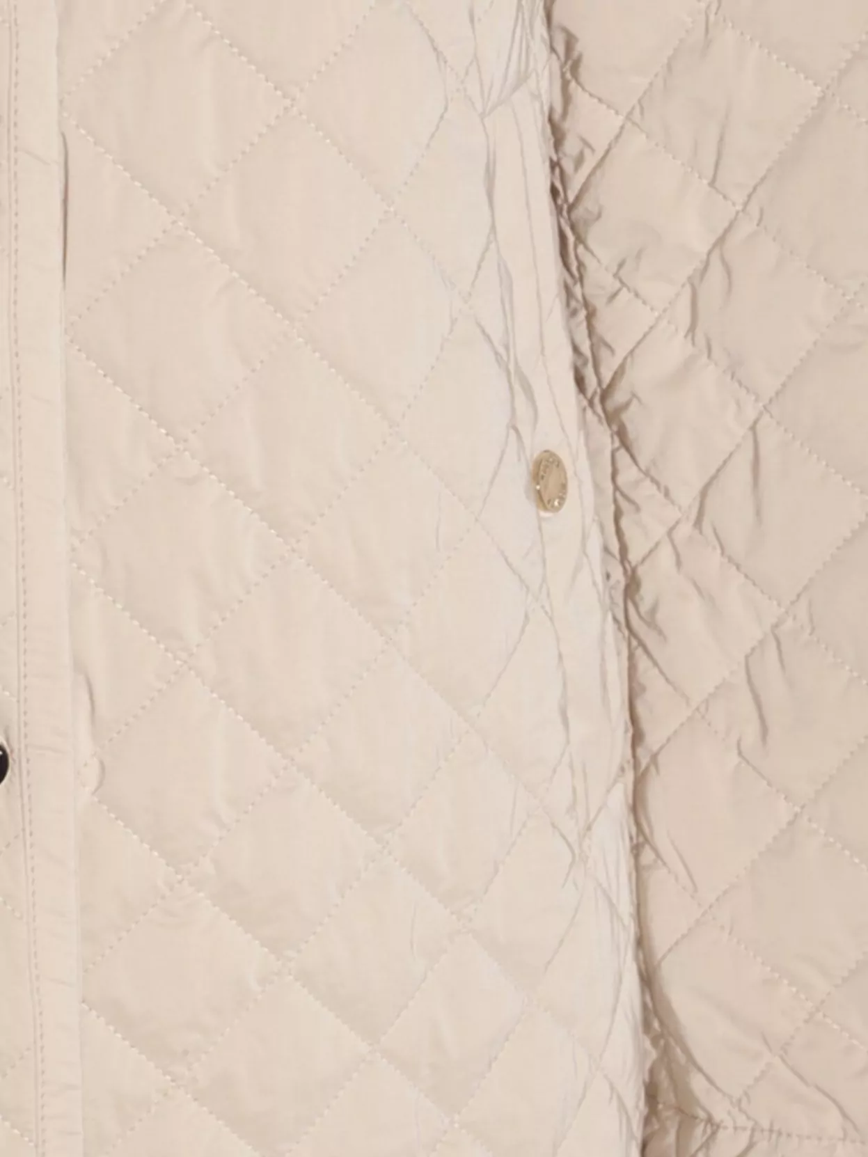 Moorer Quilted High Collar Long Jackets