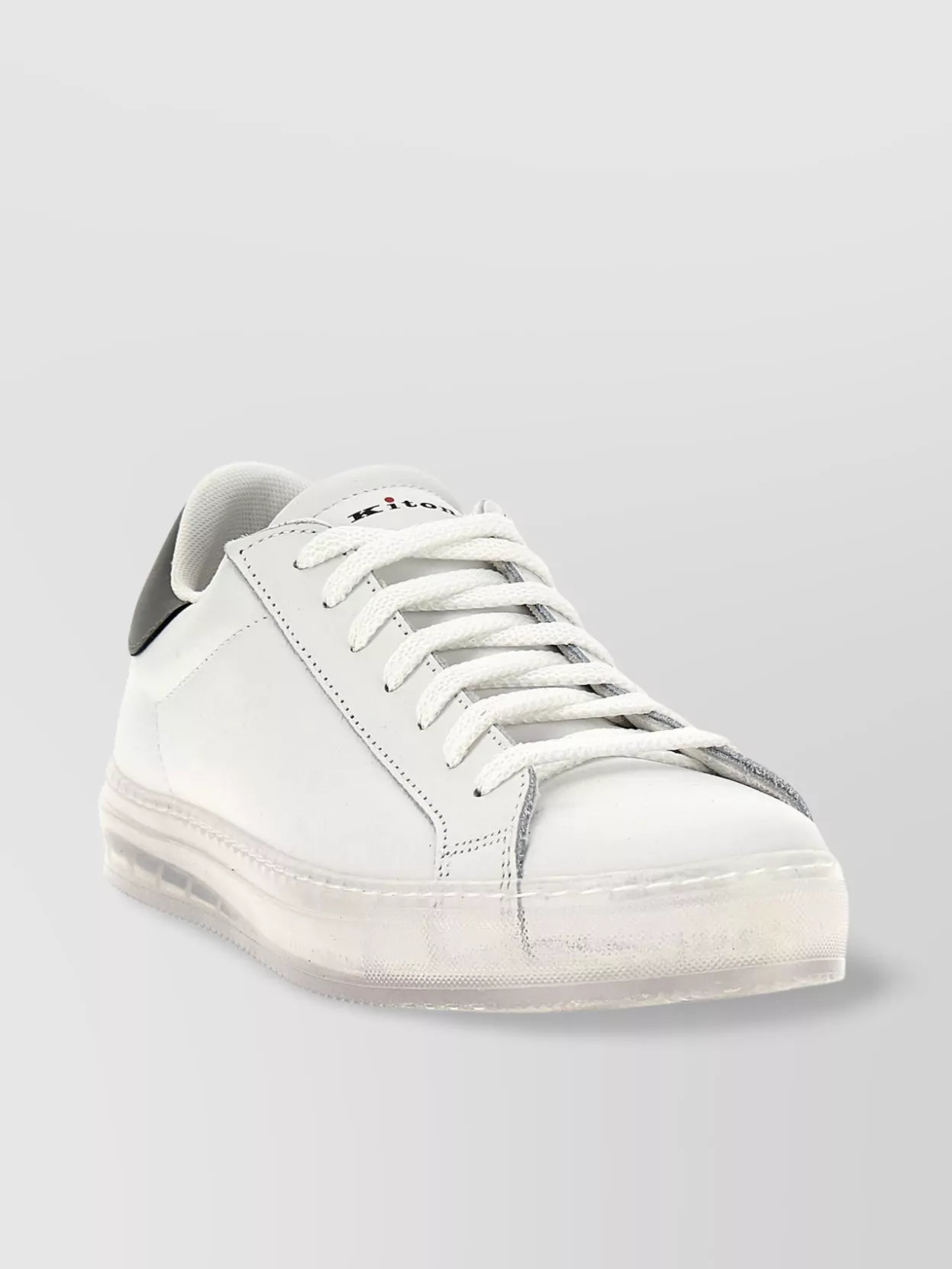 Kiton Ussa088 Sneakers In Grey