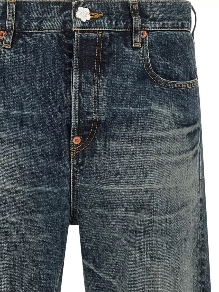 Kenzo Denim Straight-Leg Jeans