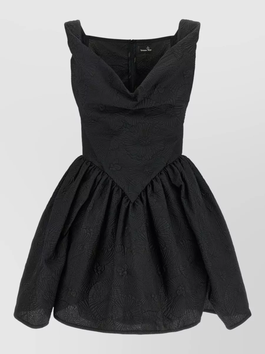 Vivienne Westwood jacquard floral mini dress