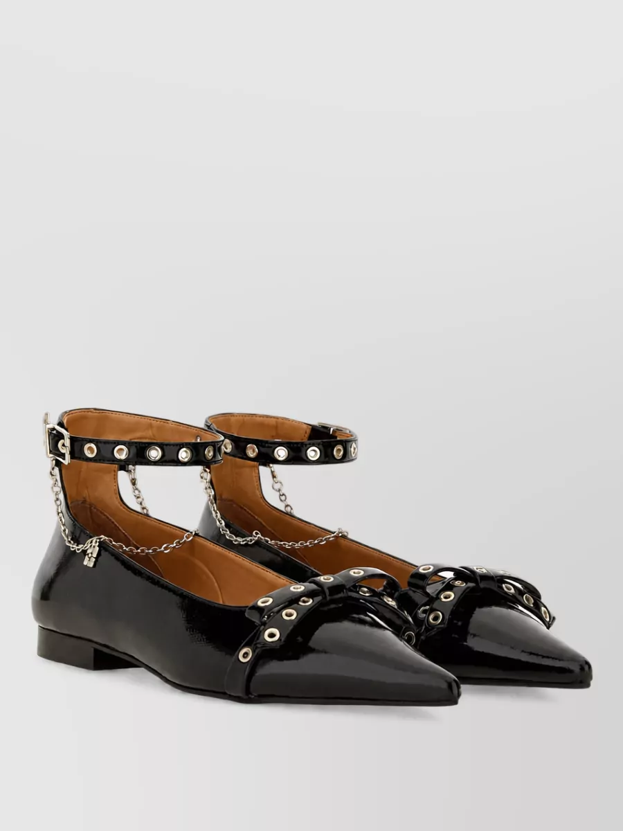 Ganni Jewel Ballerina Shoes