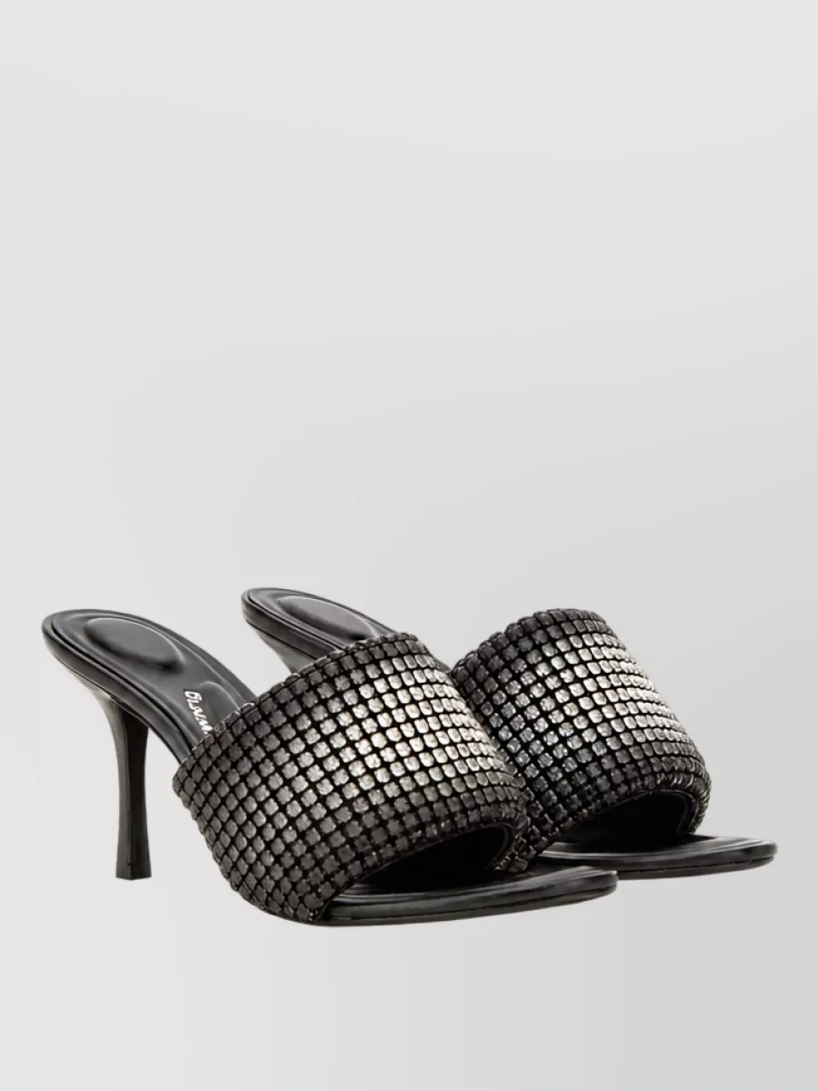 Alexander Wang Crystal-Embellished Mules