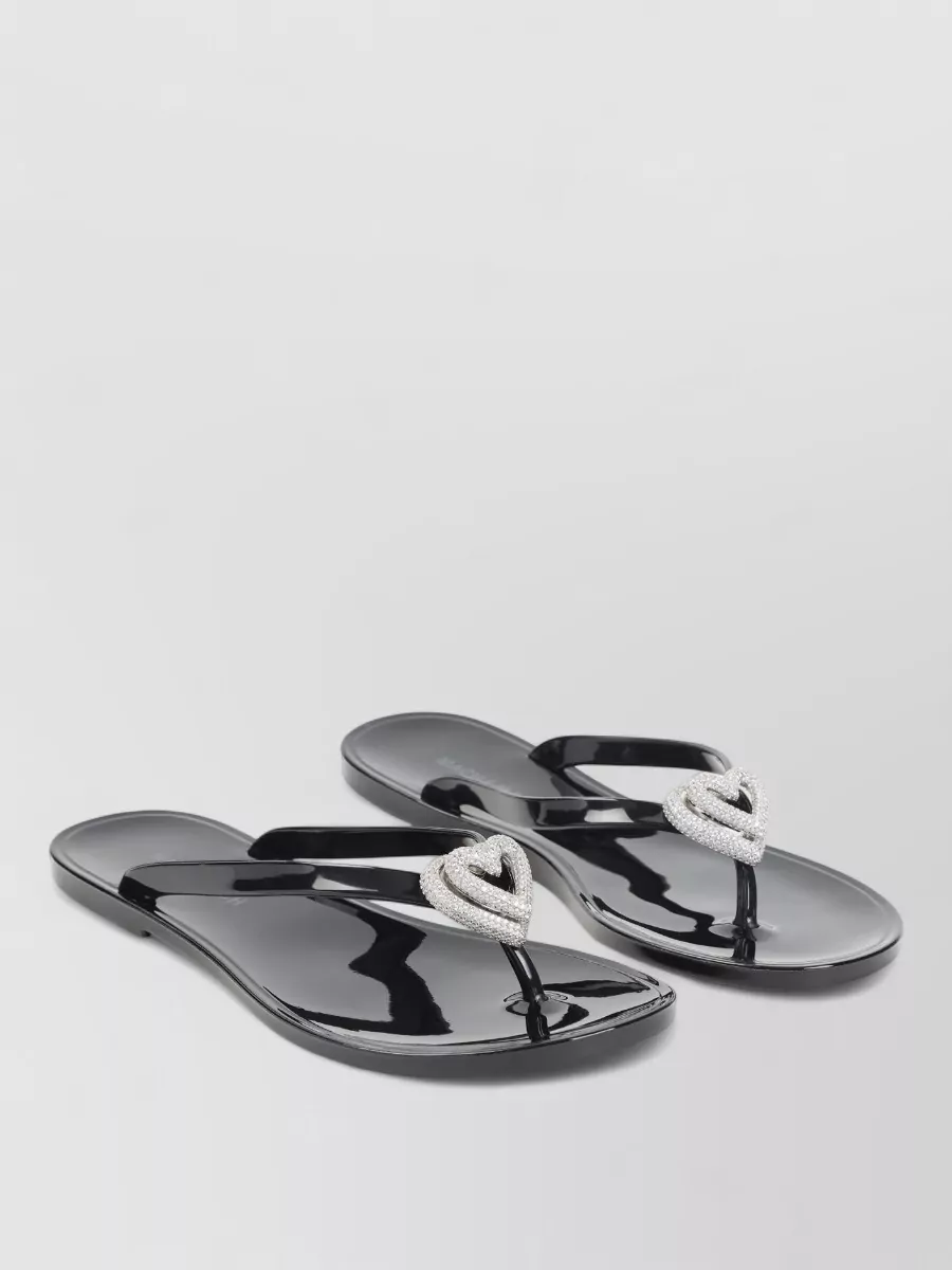 Mach & Mach crystal-embellished thong sandals
