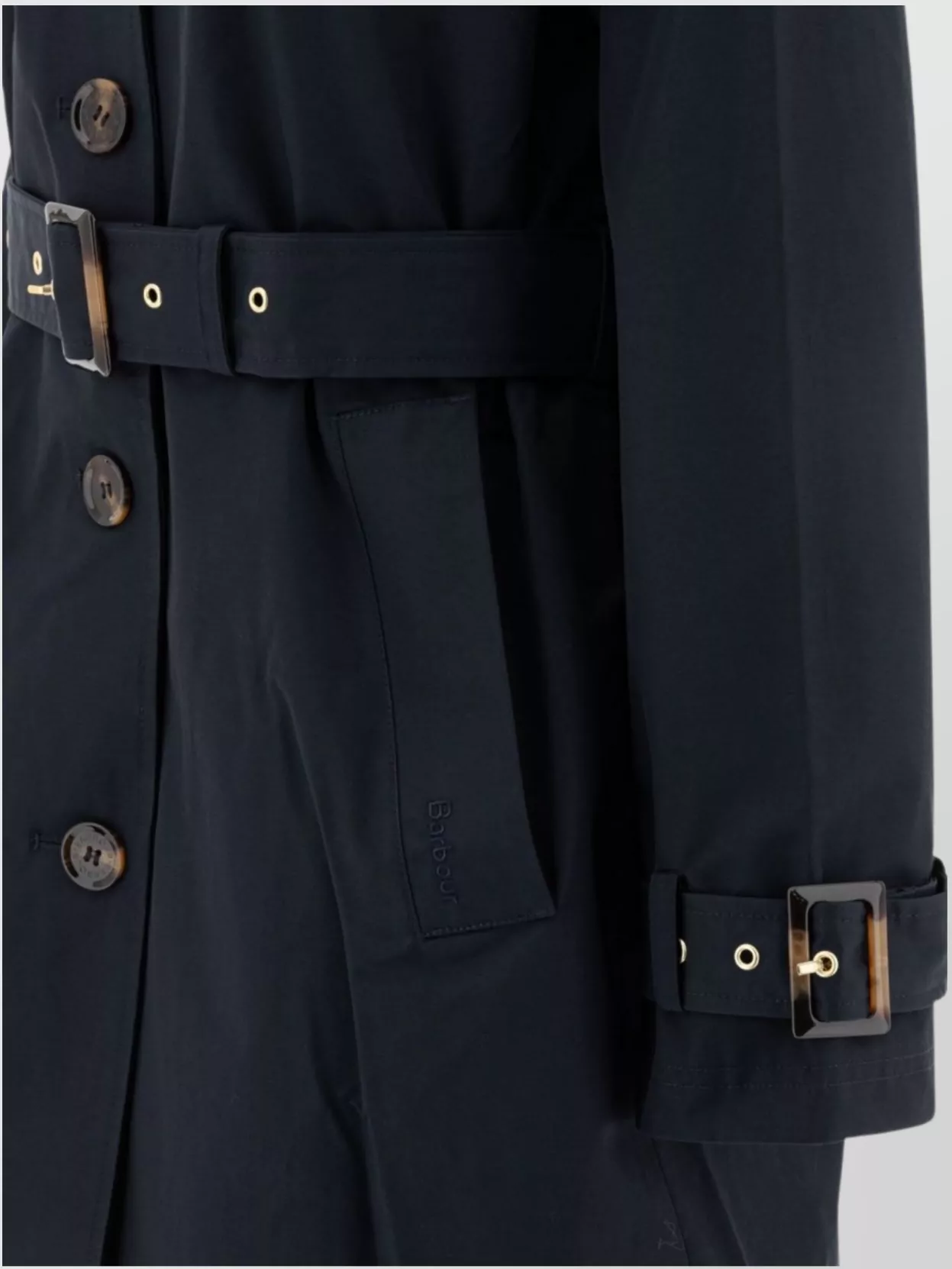 Barbour Coats Belted Waist Epaulettes