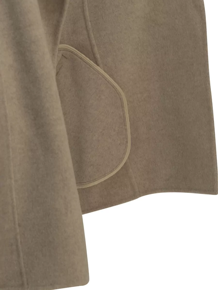 Isabel Marant Cashmere Wool Short Single Breasted Coat
