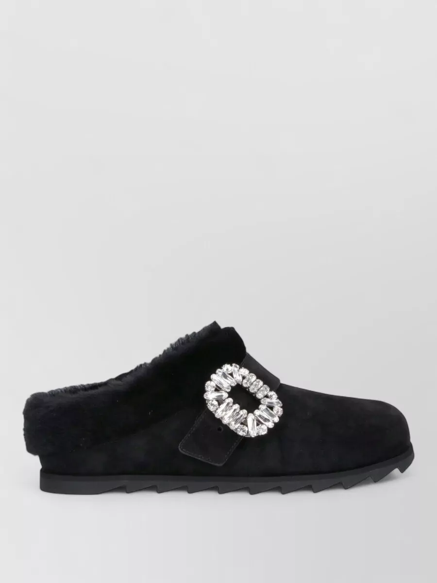 Roger Vivier Leather Mules