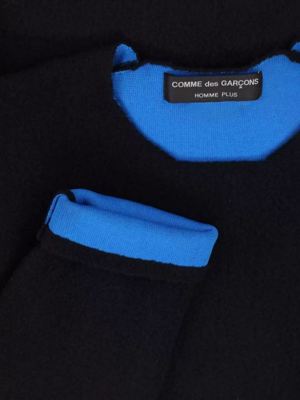 Comme Des Garçons Long Sleeve Crew Neck Knit Sweater