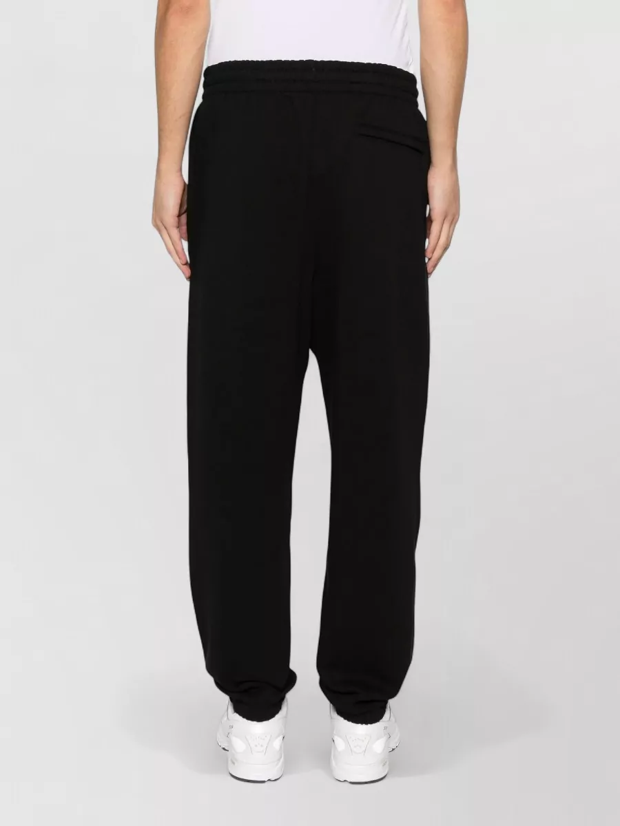 Calvin Klein Retro Graphic Jogger Trousers Ribbed Cuffs