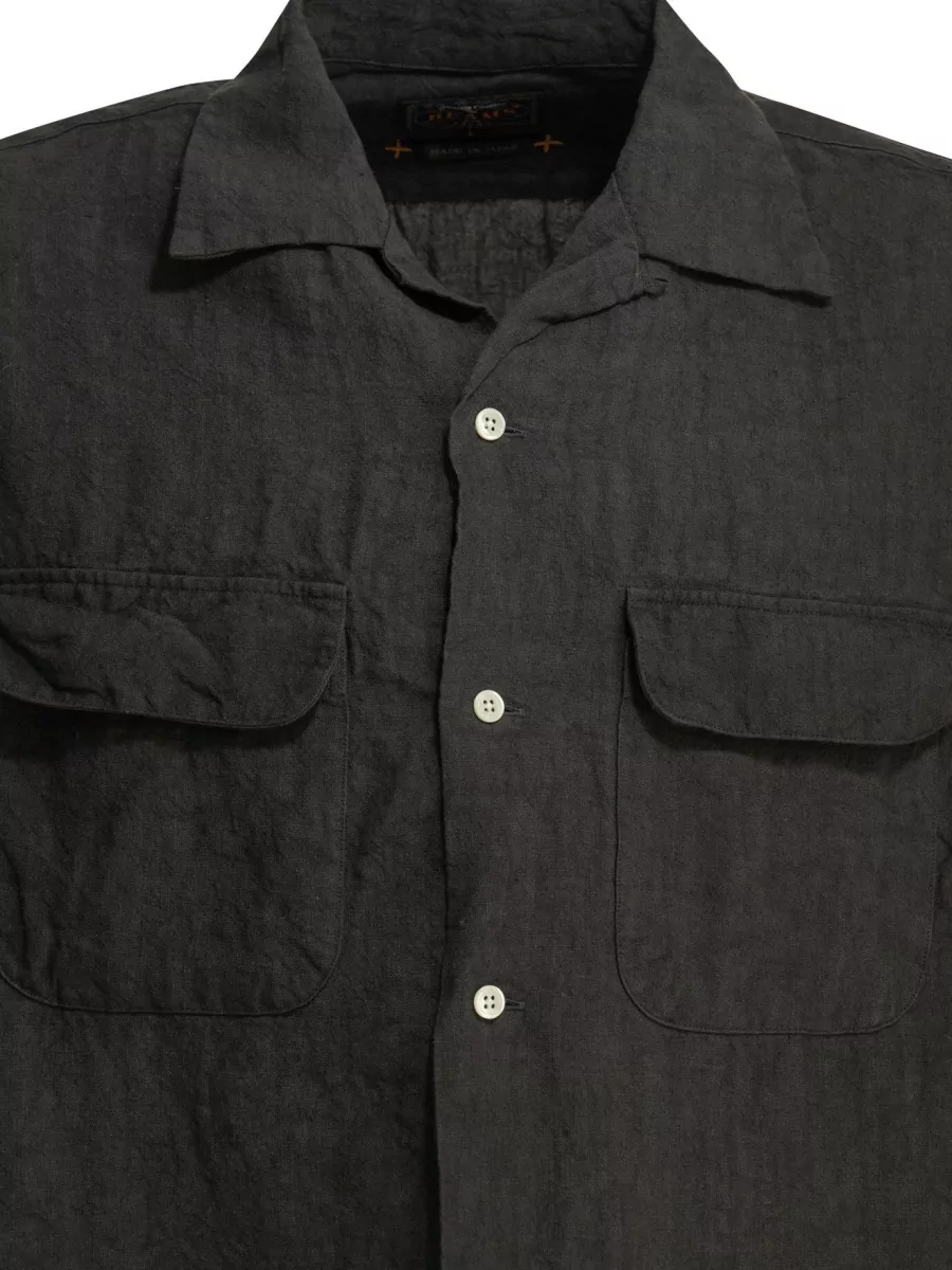 Beams Plus Linen Short-Sleeve Shirt