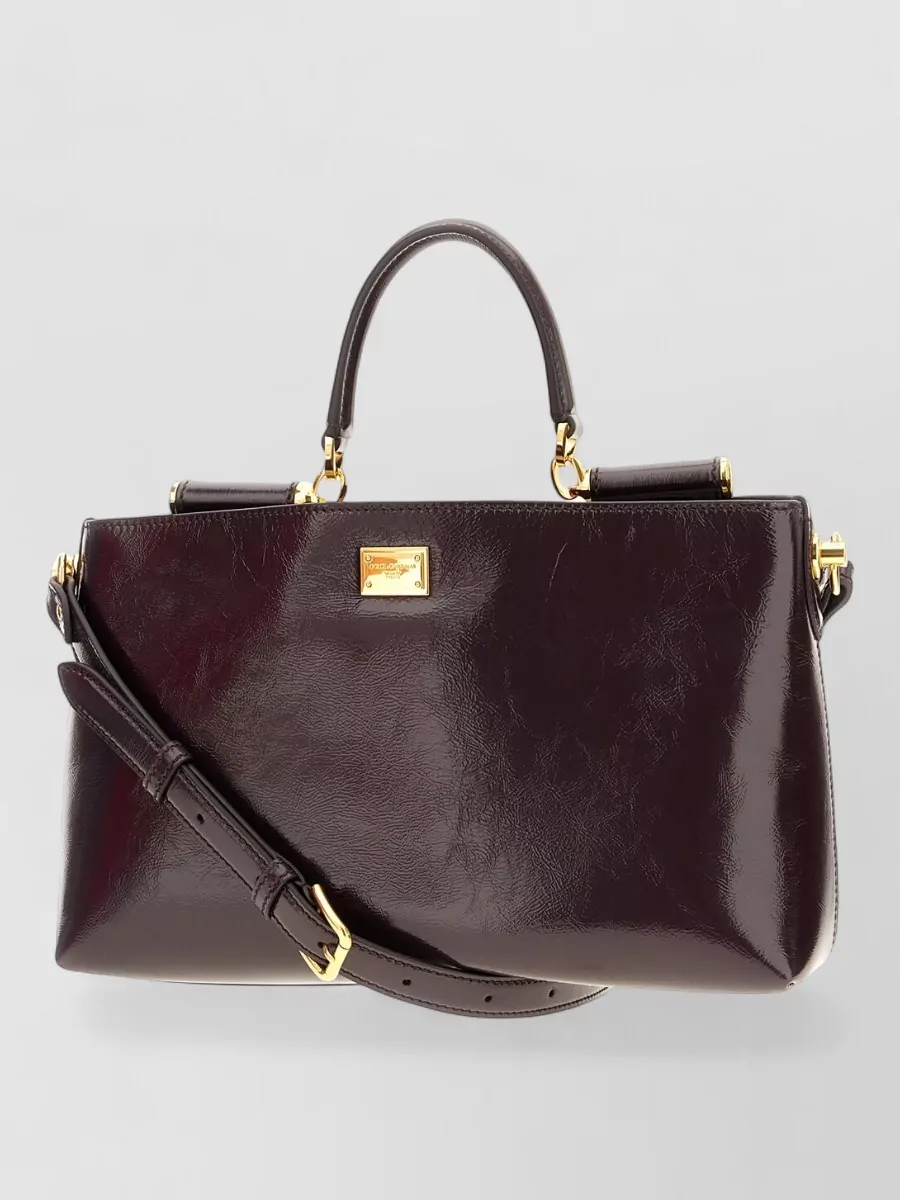 Dolce&Gabbana Vittoria Leather Shoulder Bag