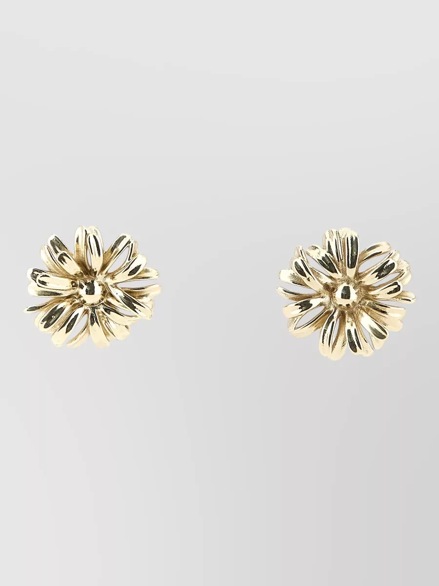 Dries Van Noten floral stud earrings