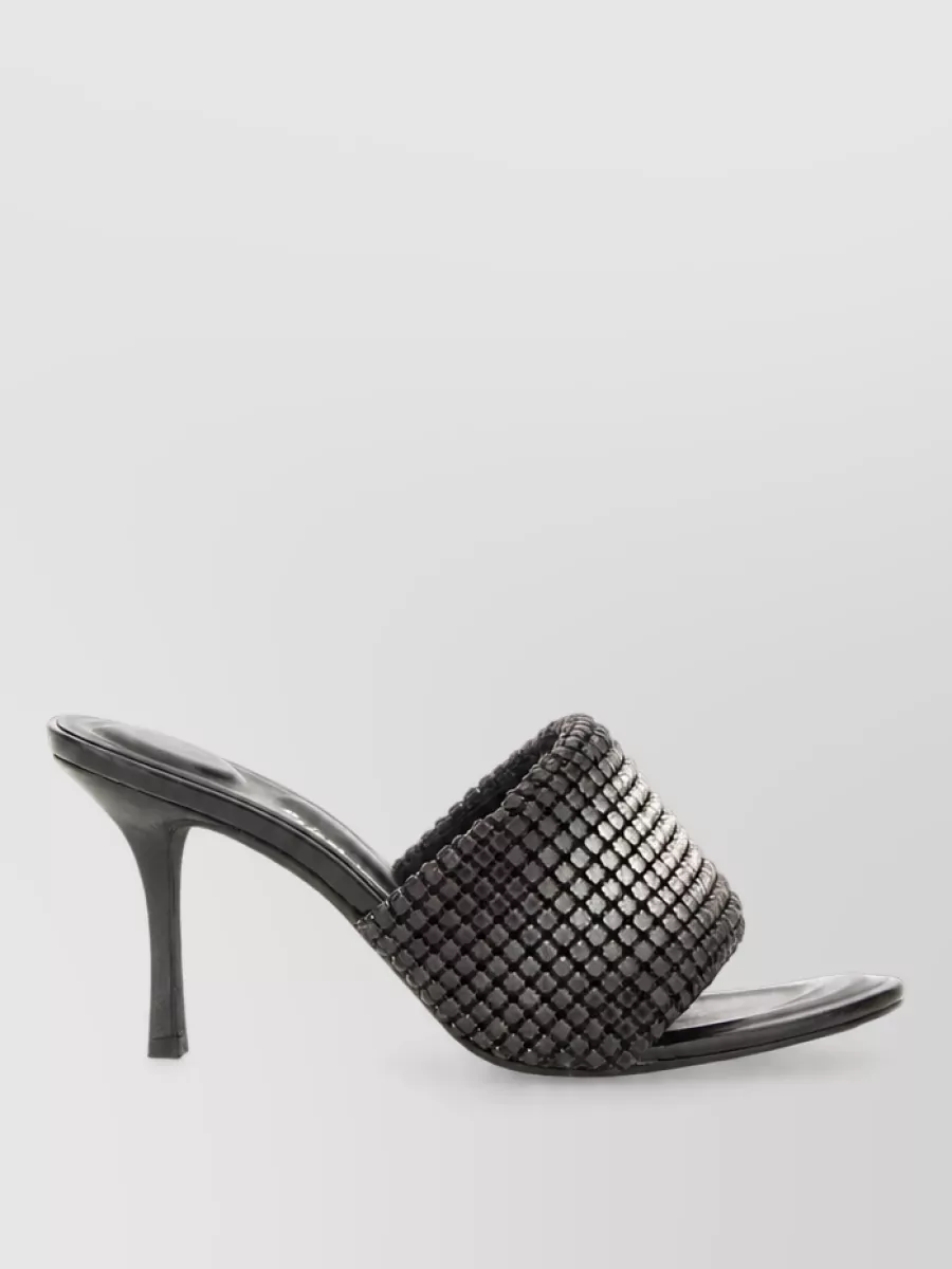 Alexander Wang Crystal-Embellished Mules