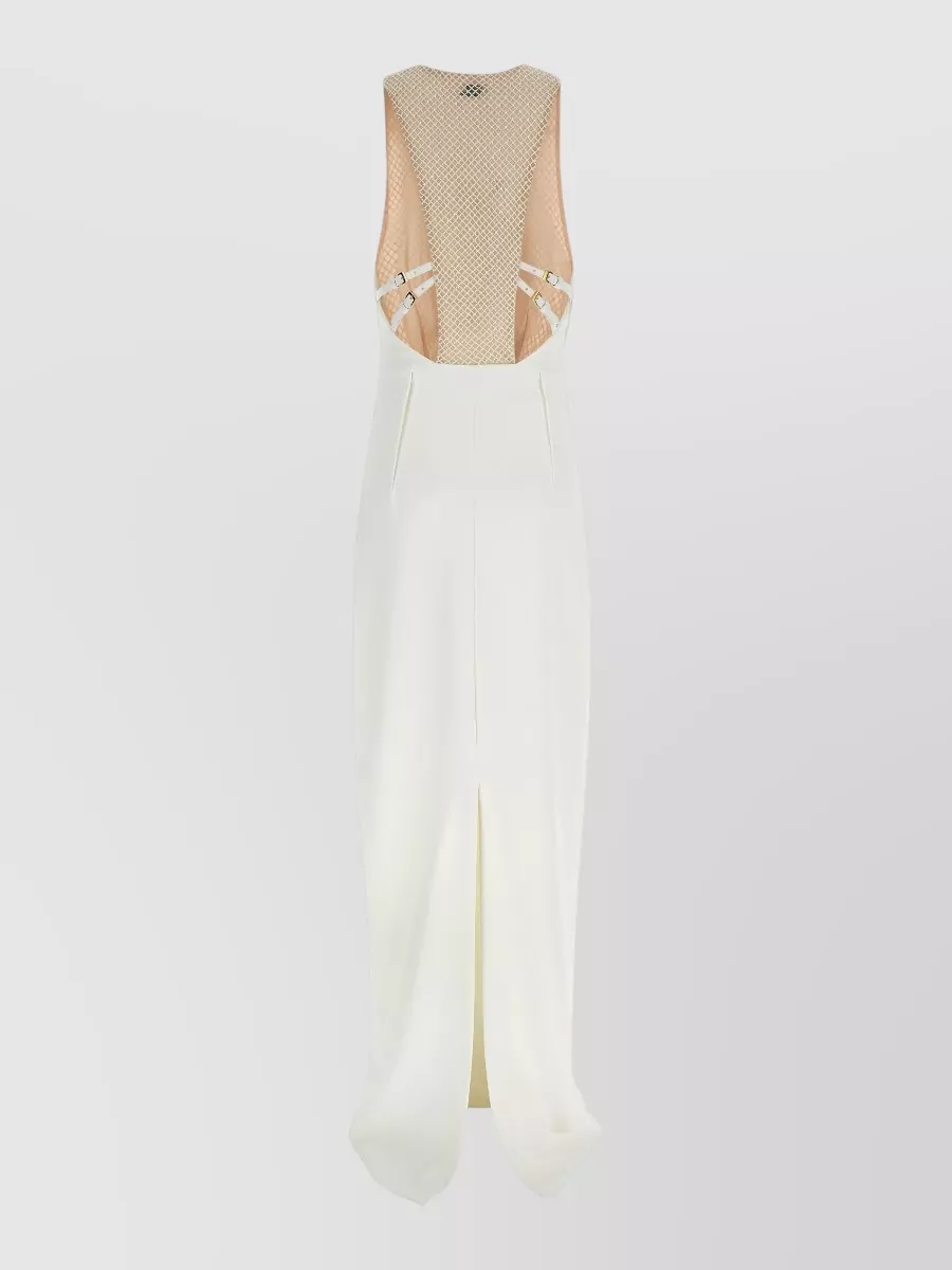 Elisabetta Franchi Women's Carpet' Dress - White - Maxi Dresses