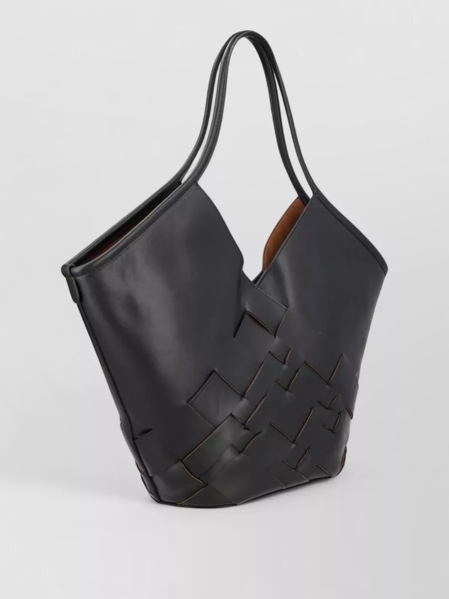 Hereu leather tote bag