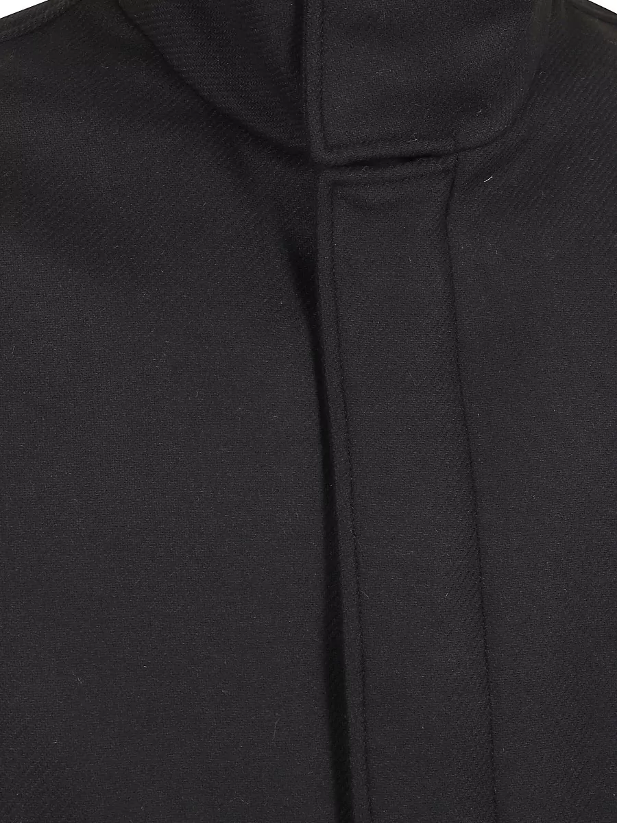 Herno Virgin Wool High Collar Lightweight Jacket