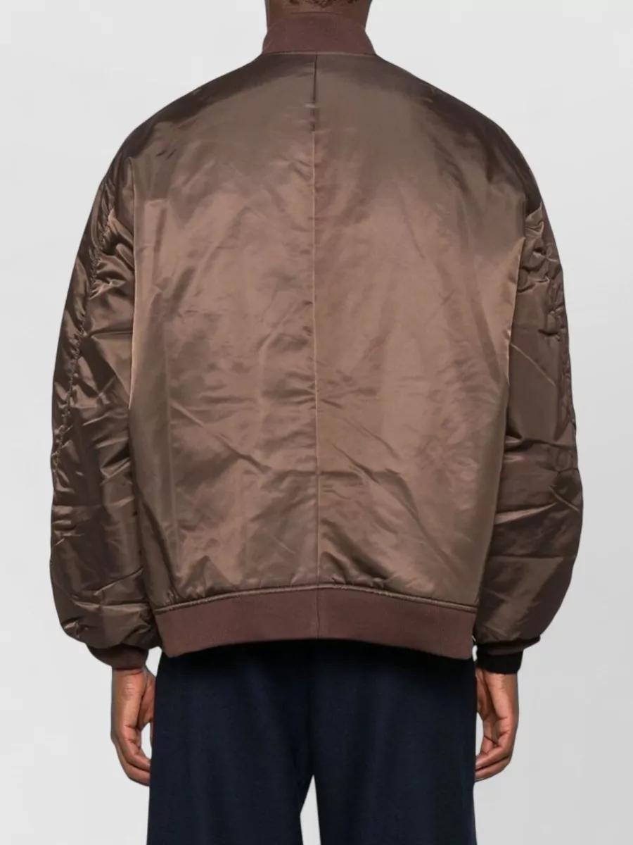 The Frankie Shop Nylon Oversized Bomber Jacket