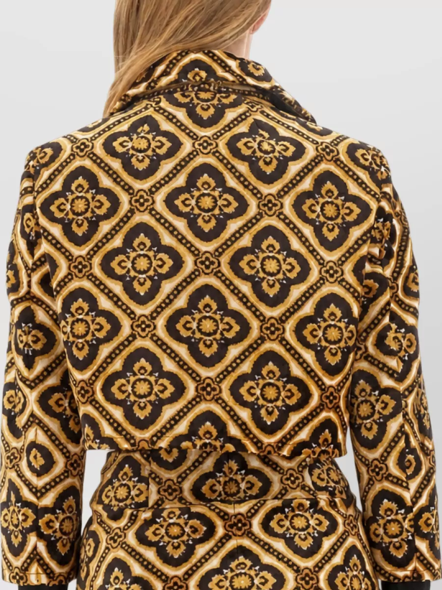 Etro Cropped Single-Breasted Coat