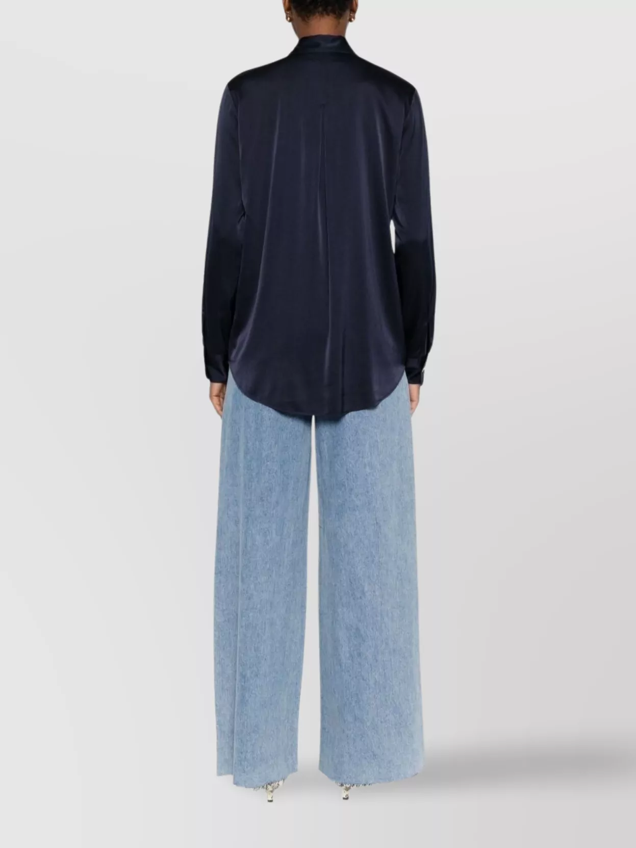 Forte Forte Luxurious Silk Blend Long Sleeve Shirt