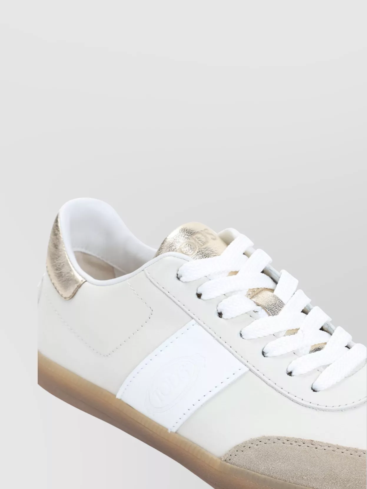 Tod's Leather Low-top Sneakers Metallic Accents