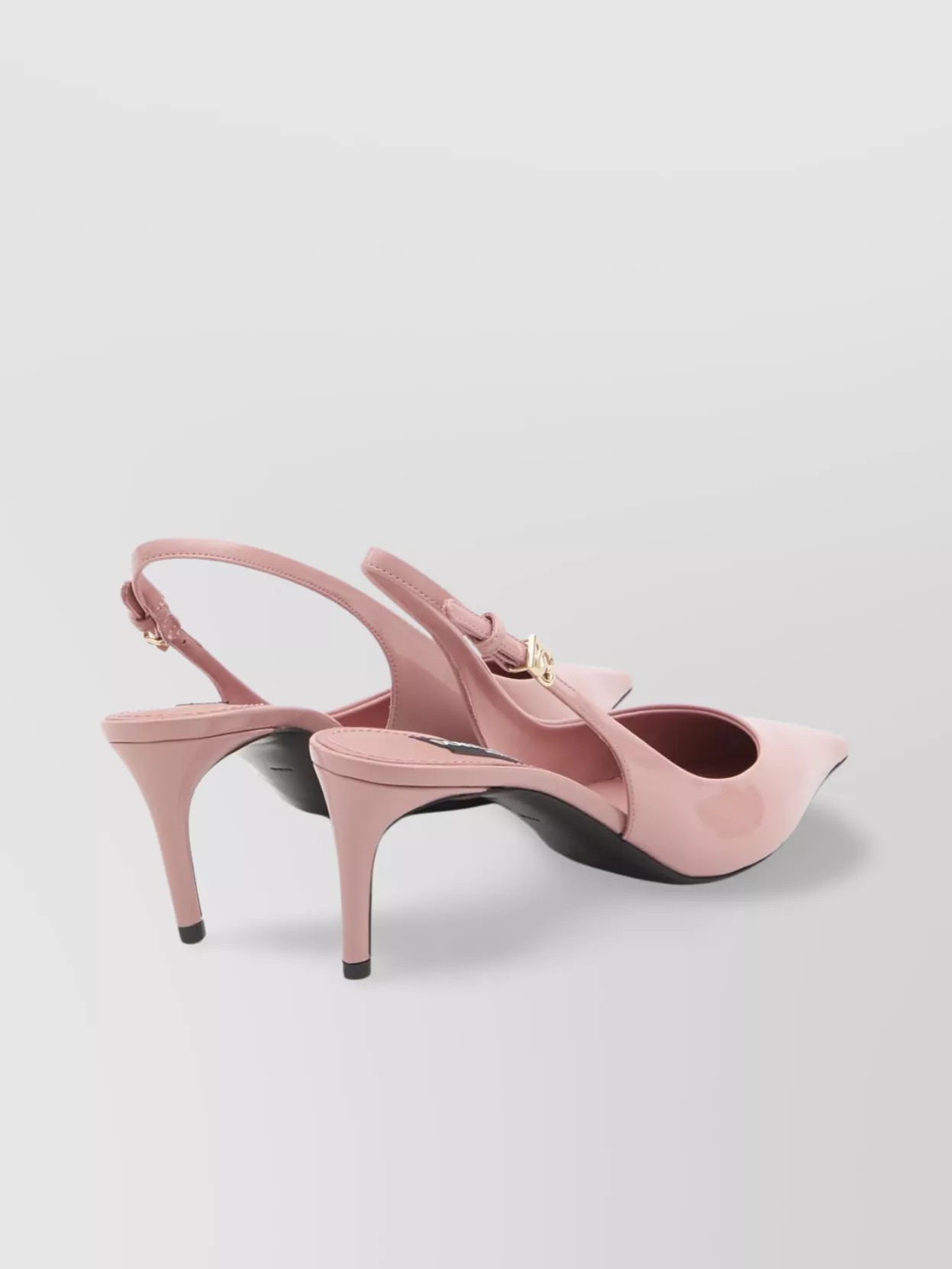 Dolce & Gabbana Stiletto Heel Leather Slingback Pumps