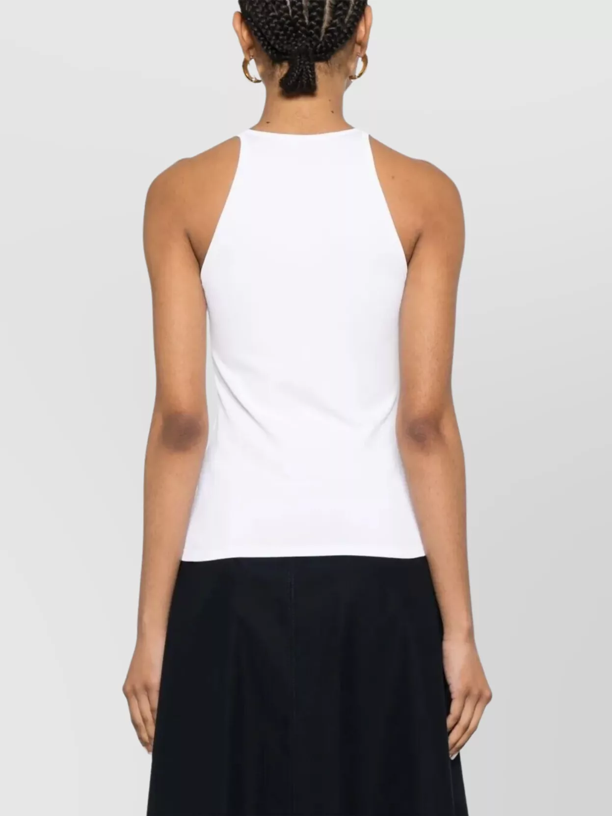 Max Mara Cotton Bra Tank Top V-Neckline