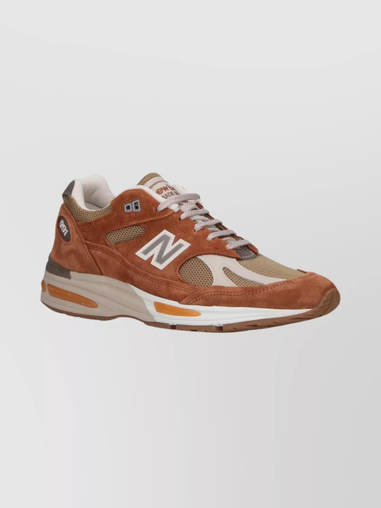 New Balance Casual Sneakers With Mesh And Suede Design