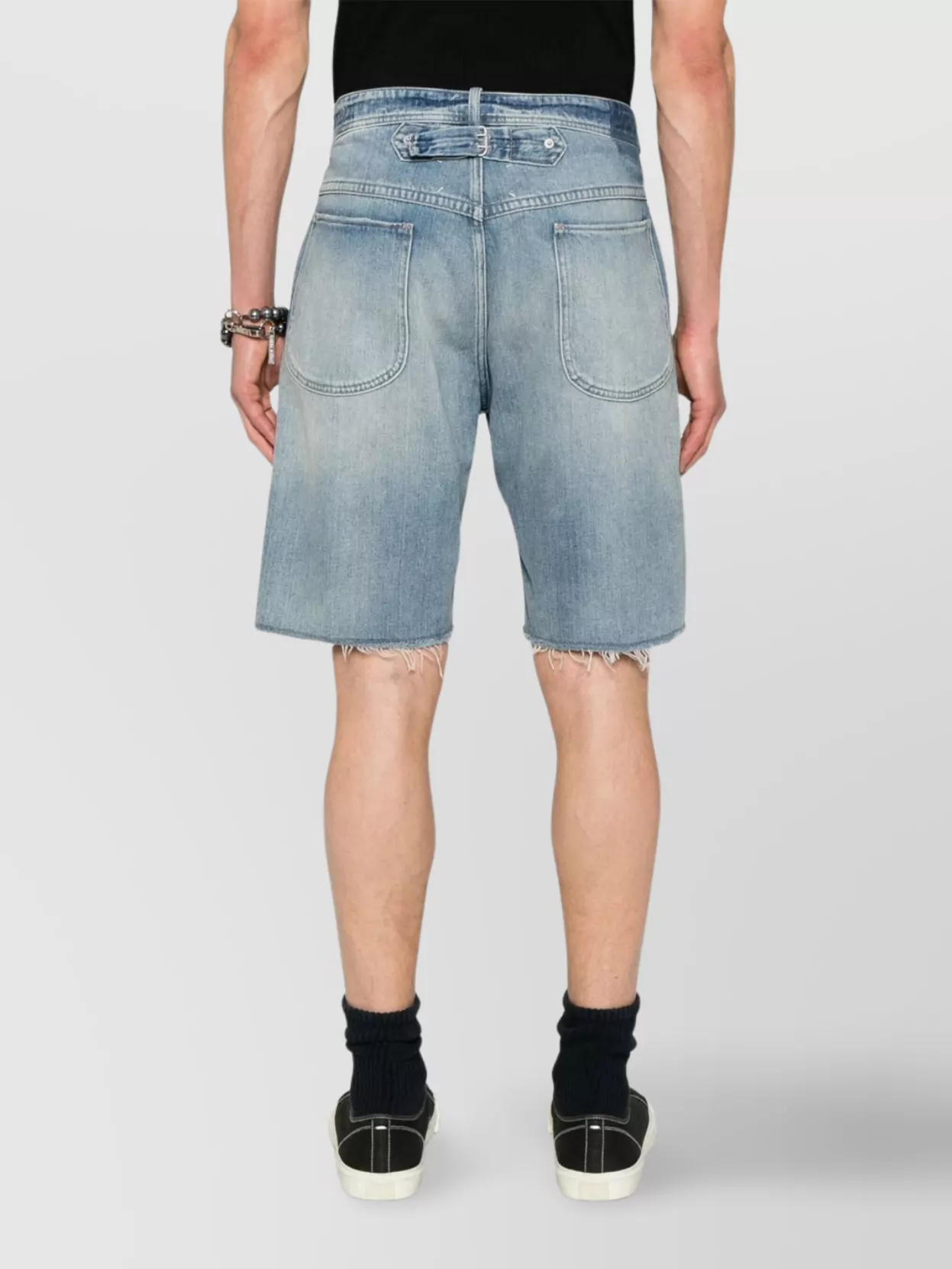 Maison Margiela Denim Shorts Back Adjustable
