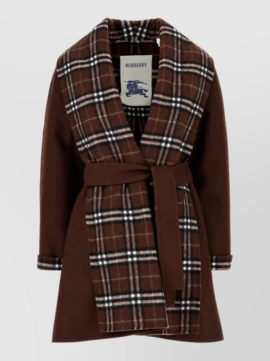 Burberry Embroidered wool coat