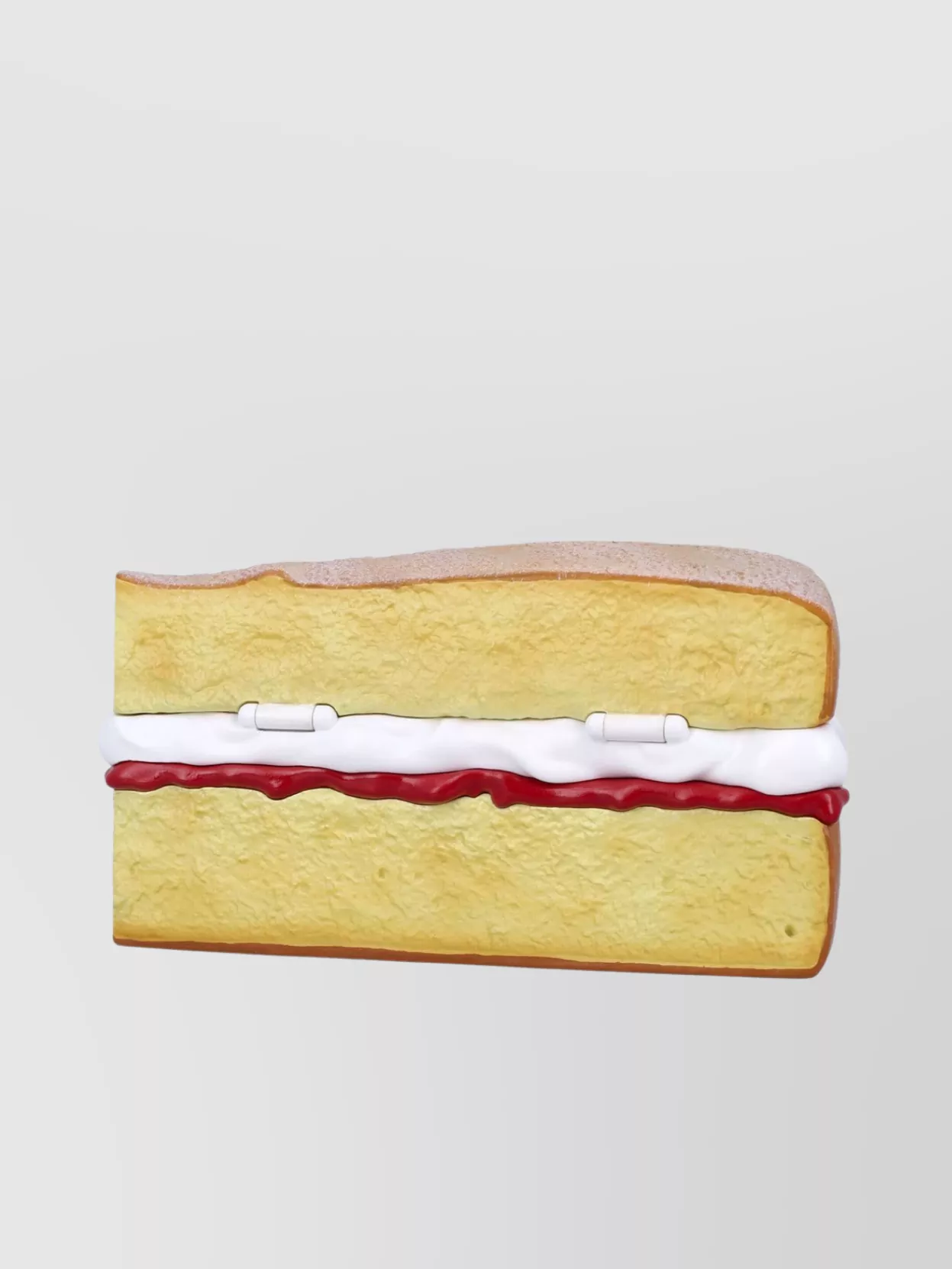Jw Anderson Victoria Sponge Multicolor Clutch With Magnetic Closure In Resin Woman
