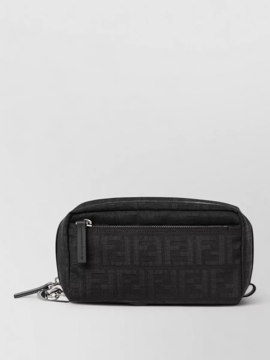 Fendi jacquard clutch bag