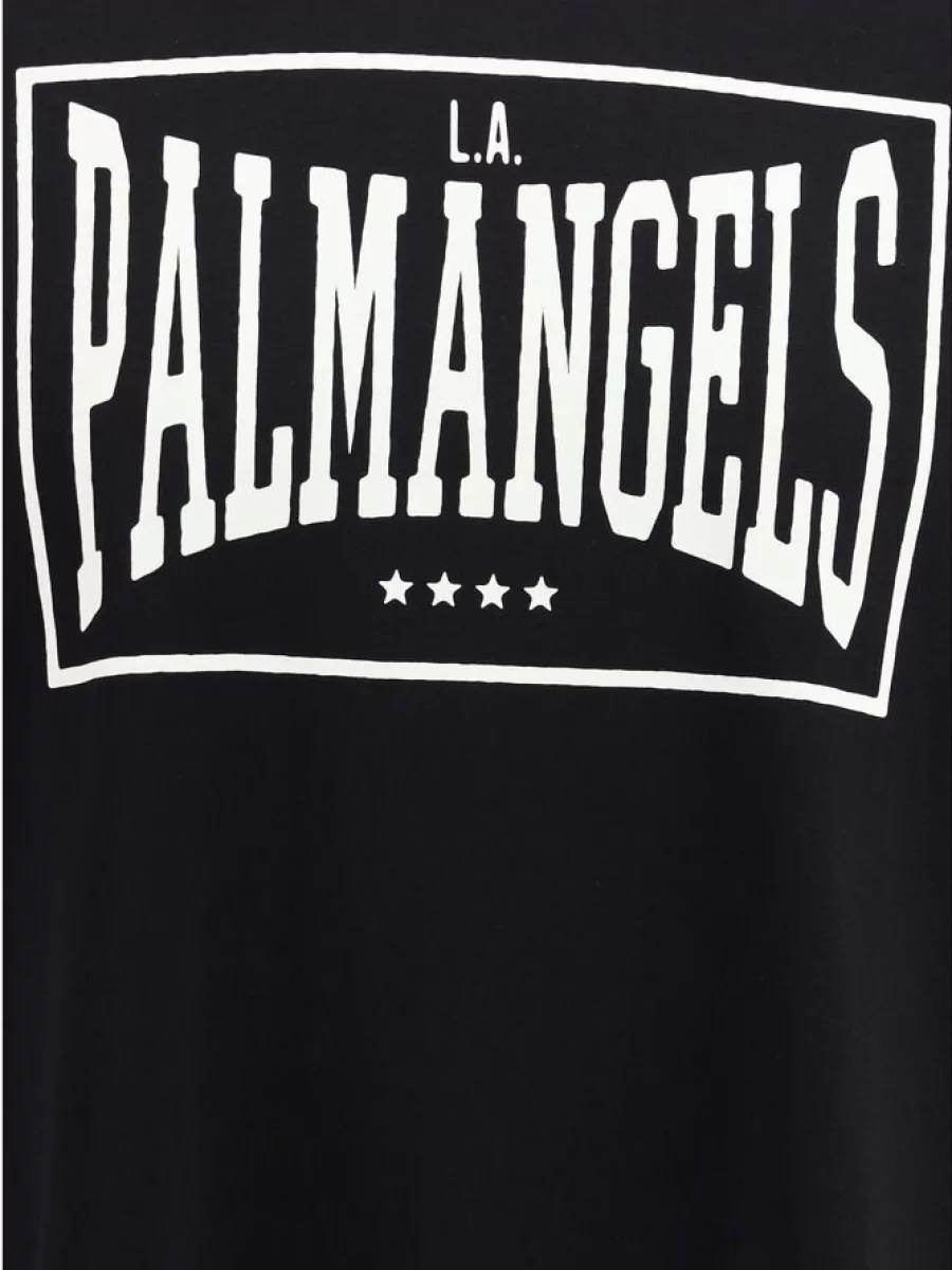 Palm Angels Cotton Logo-Print T-Shirt
