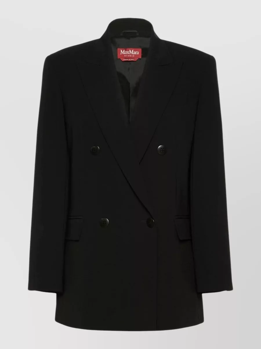 S Max Mara double-breasted suit jacket