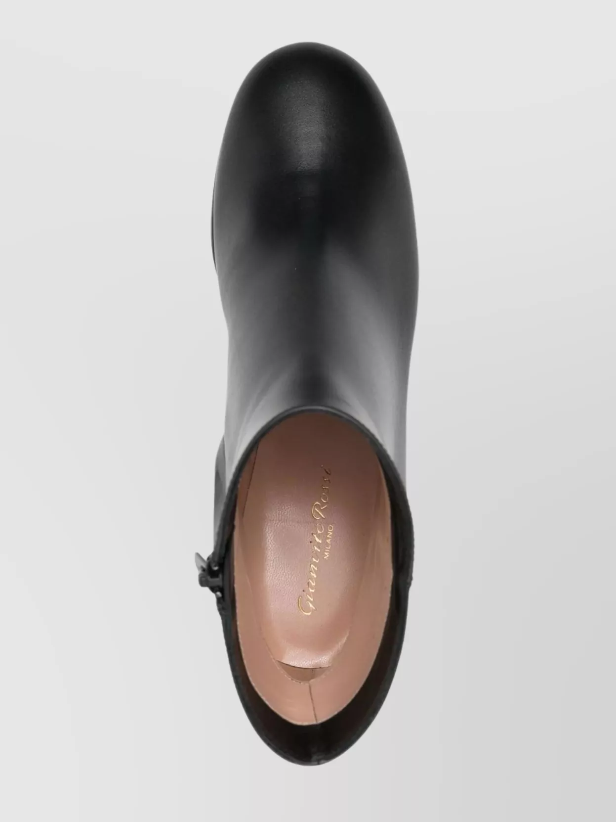 Gianvito Rossi 45 Ankle Block Round Smooth