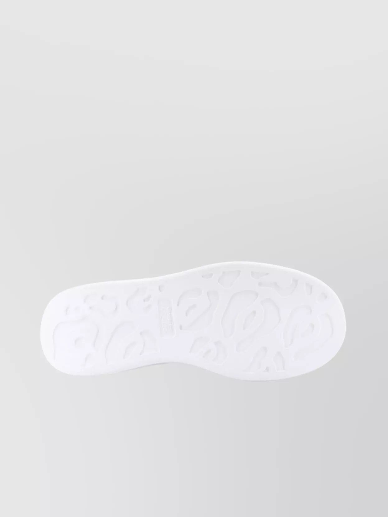 Alexander Mcqueen Chunky Leather Sneakers Featuring Perforated Profiles