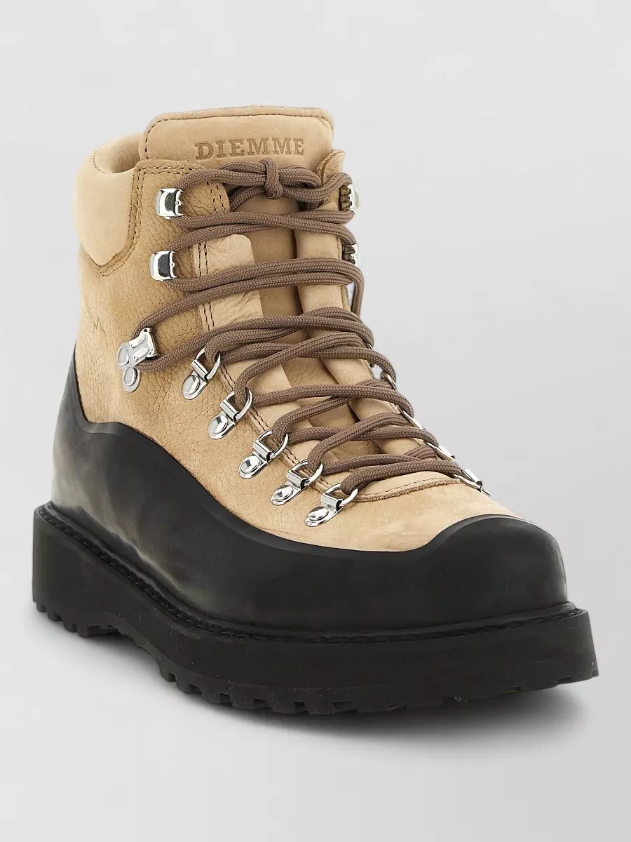 Diemme leather roccia vet gomma ankle boots