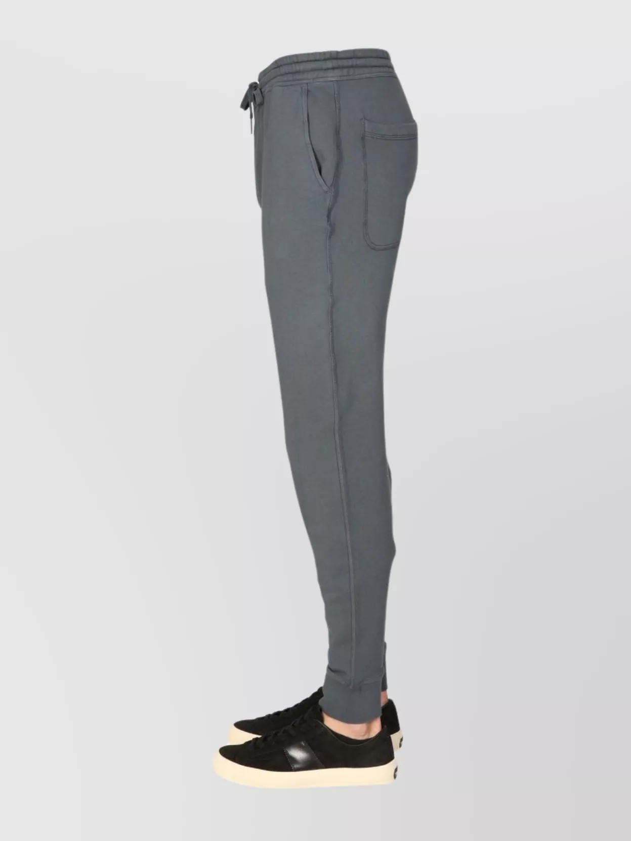 Tom Ford Ribbed Cuffs Trousers With Side And Back Pockets