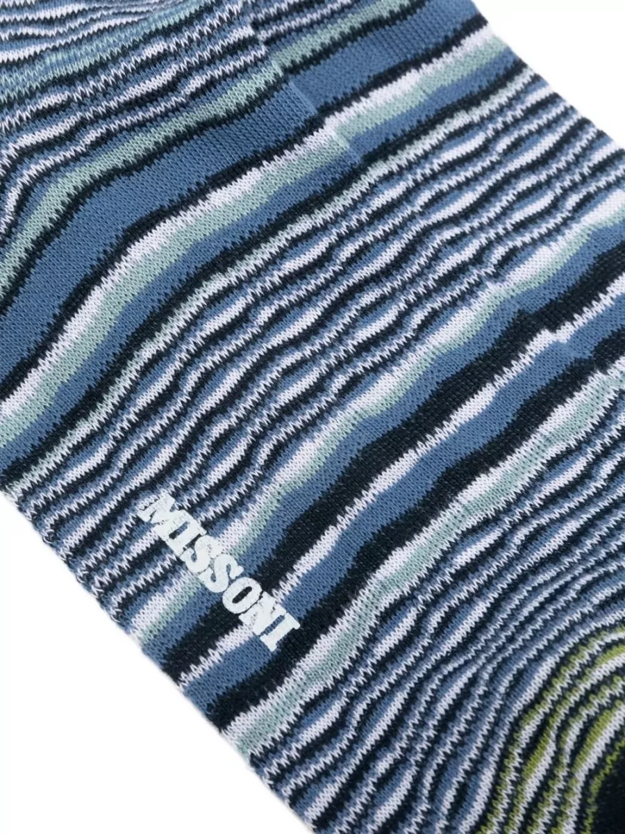 Missoni Ribbed Striped Hosiery Set