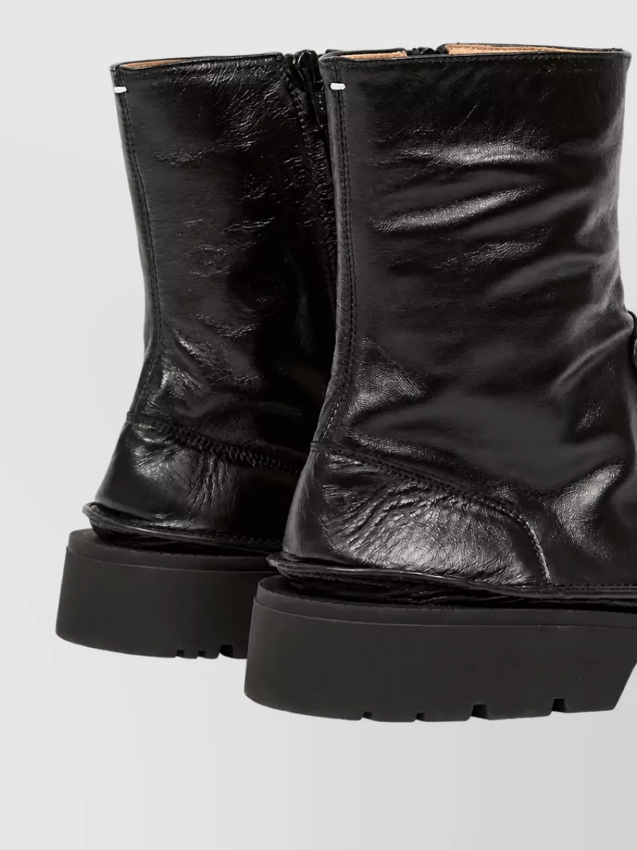 Maison Margiela Leather Ankle Boots