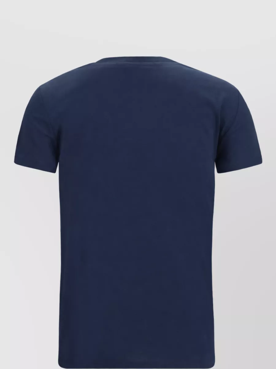 Max Mara Cotton Monogram-Print Short-Sleeve T-Shirt