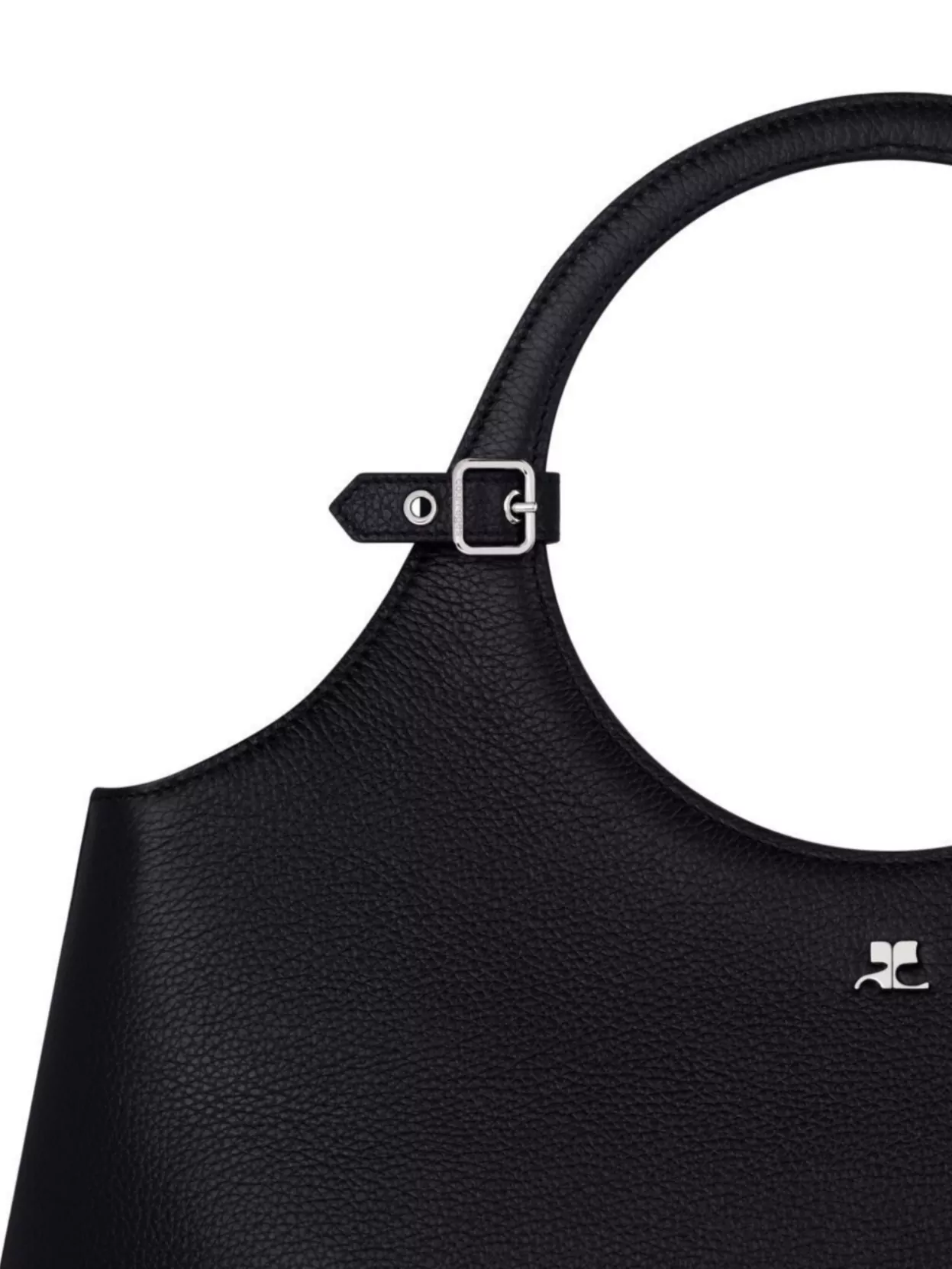 Courrèges Versatile Tote Bag Circular Handle