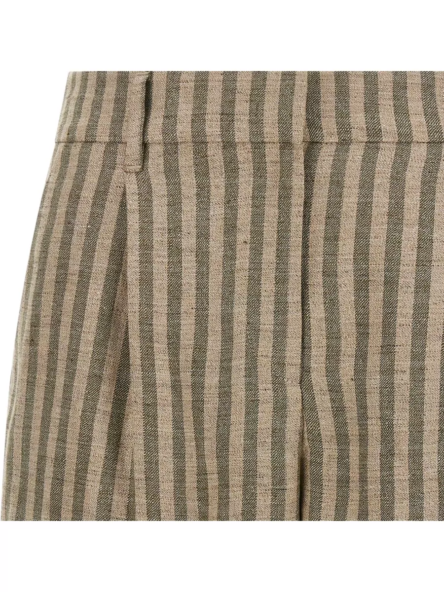 Brunello Cucinelli Striped Bermuda Shorts