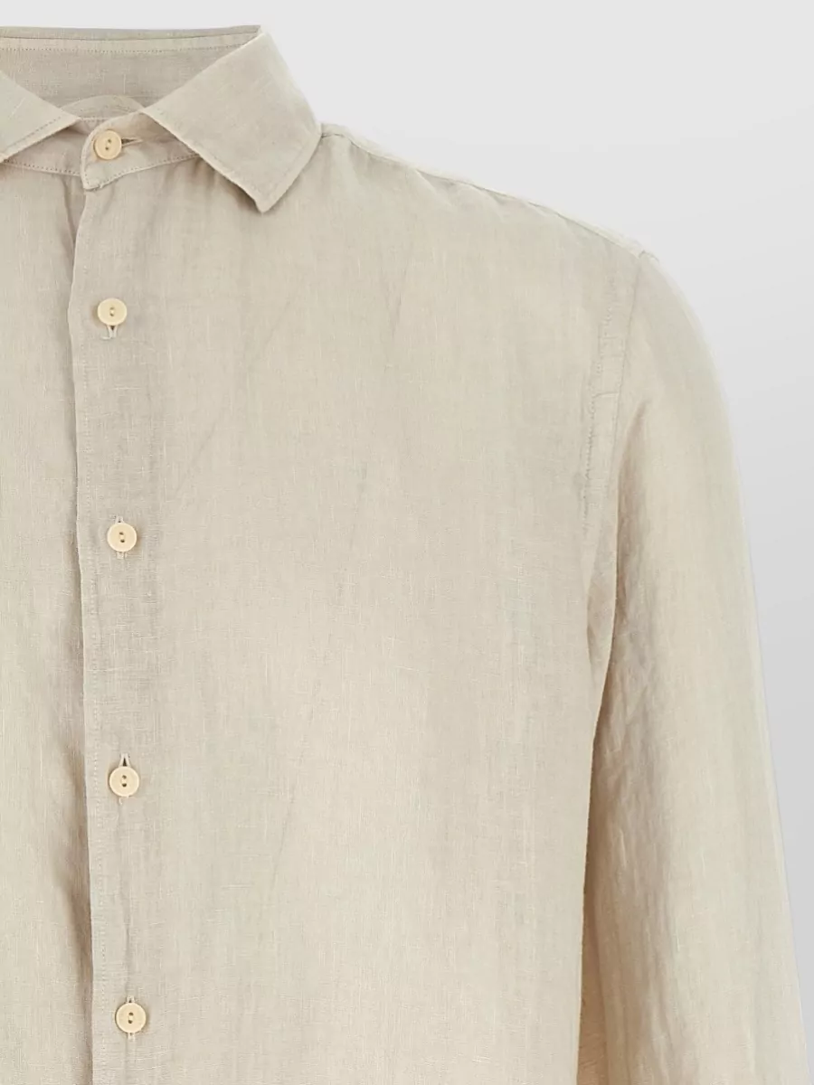 Mc2 Saint Barth Linen Long-Sleeve Shirt