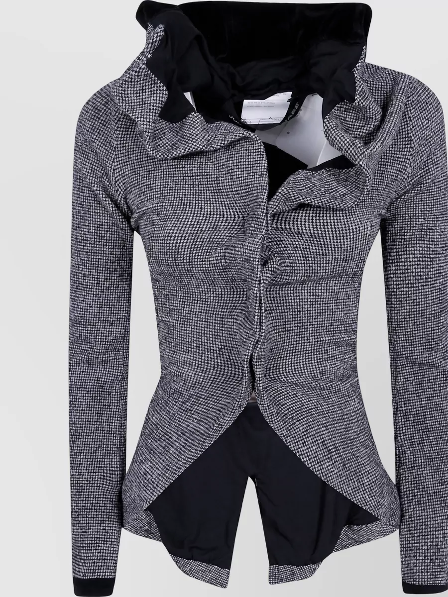 Junya Watanabe Houndstooth Single Breasted Coat