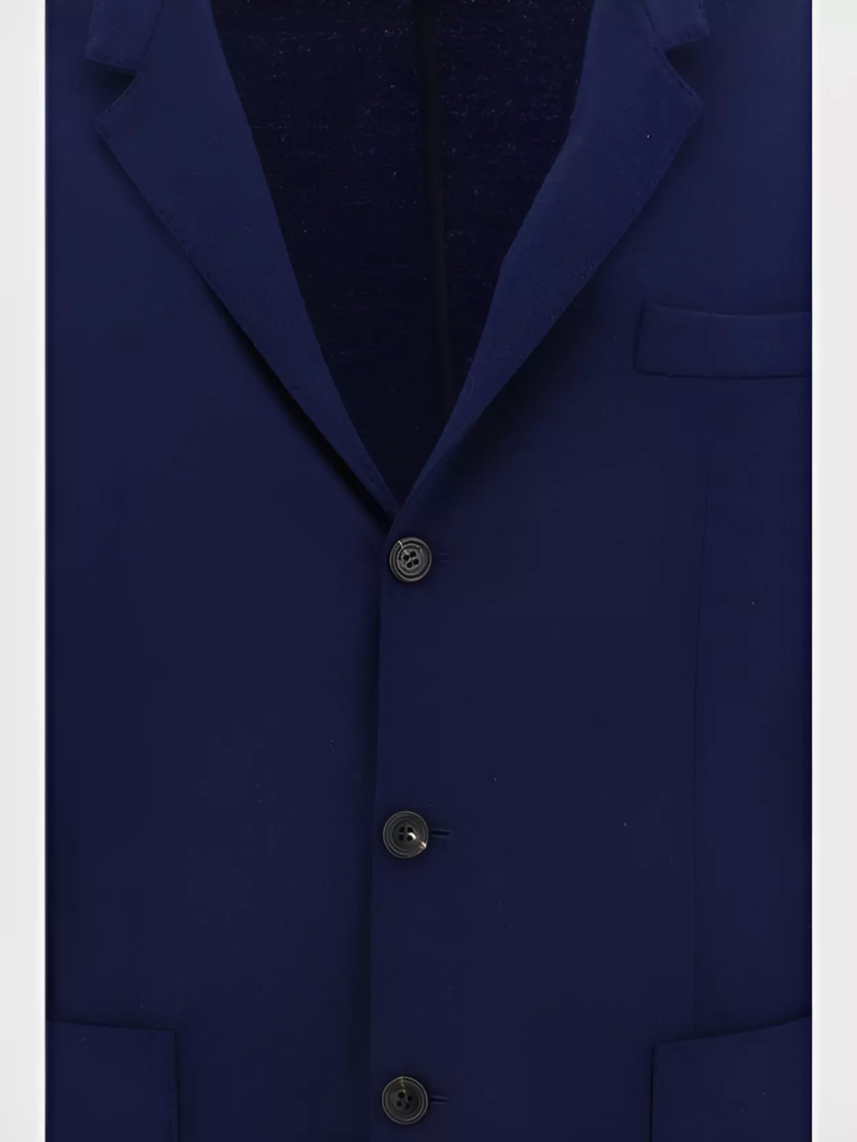 Brunello Cucinelli Wool Jacket With Notch Lapel And Front Pockets
